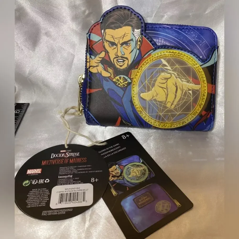 NWT Marvel Disney Loungefly Dr. Strange Multiverse Avengers Wallet AND Backpack